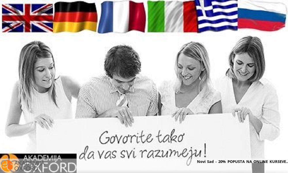 Novi Sad - 20% POPUSTA NA ONLINE KURSEVE