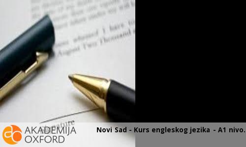 Novi Sad - Kurs engleskog jezika - A1 nivo