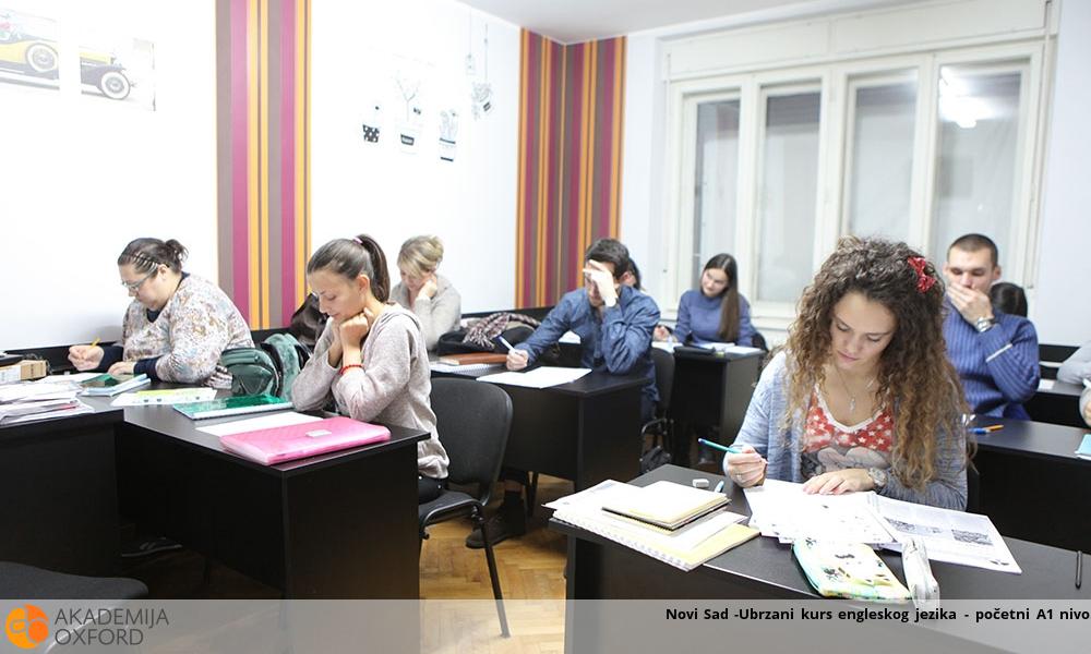 Novi Sad -Ubrzani kurs engleskog jezika - početni A1 nivo