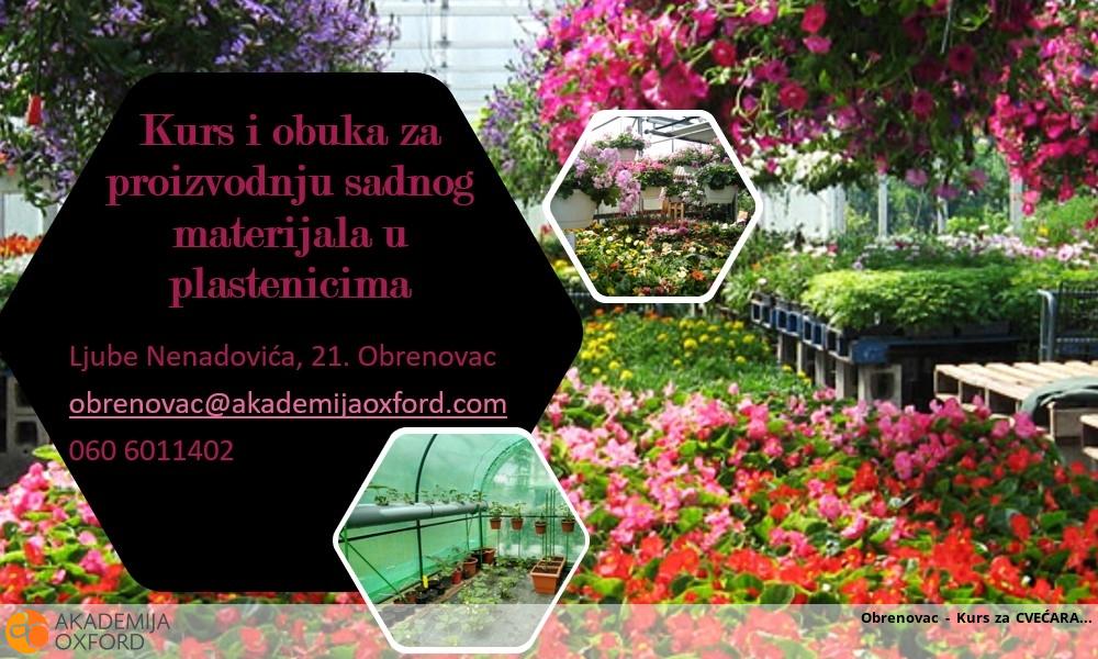 Obrenovac - Kurs za CVEĆARA Obrenovac - Kurs za CVEĆARA