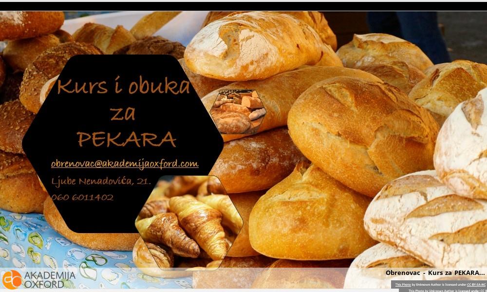 Obrenovac - Kurs za PEKARA