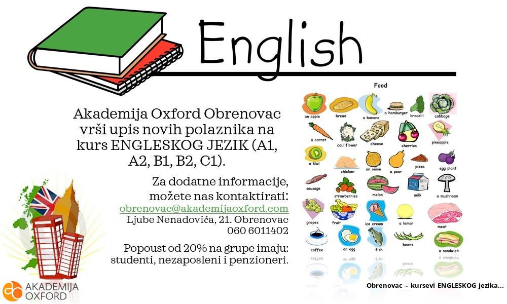 Obrenovac - kursevi ENGLESKOG jezika Obrenovac - kursevi ENGLESKOG jezika