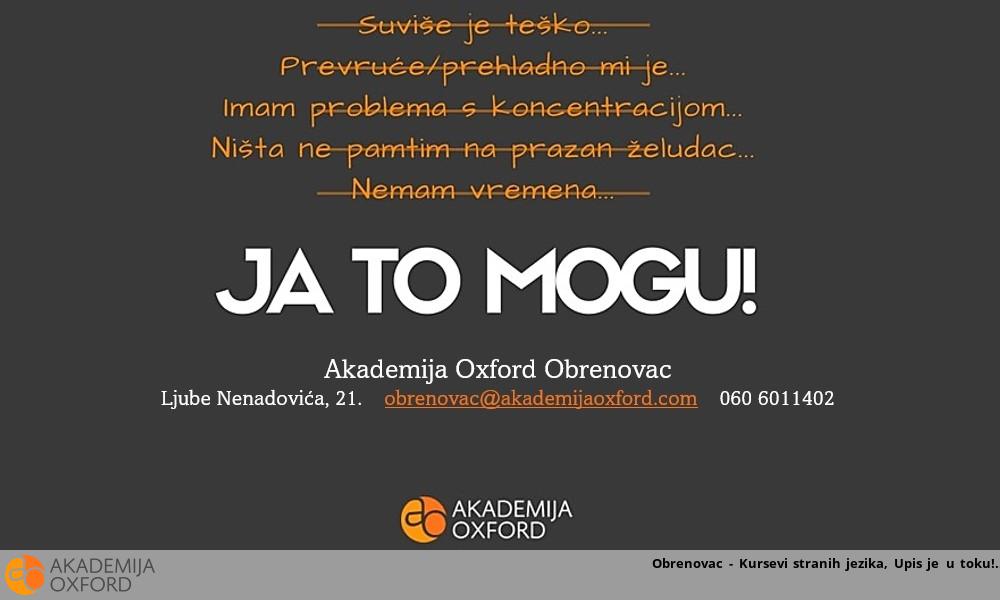 Obrenovac - Kursevi stranih jezika, Upis je u toku! Obrenovac - Kursevi stranih jezika, Upis je u toku!