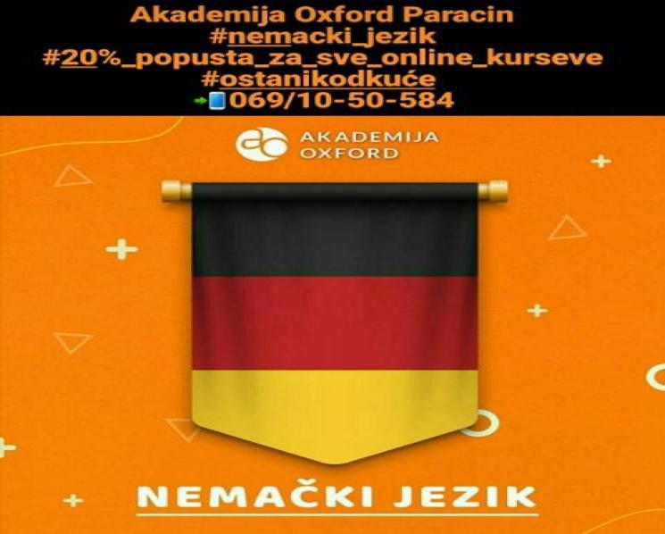 Paraćin - 20% popusta na sve online kurseve nemačkog jezika Paraćin - 20% popusta na sve online kurseve nemačkog jezika