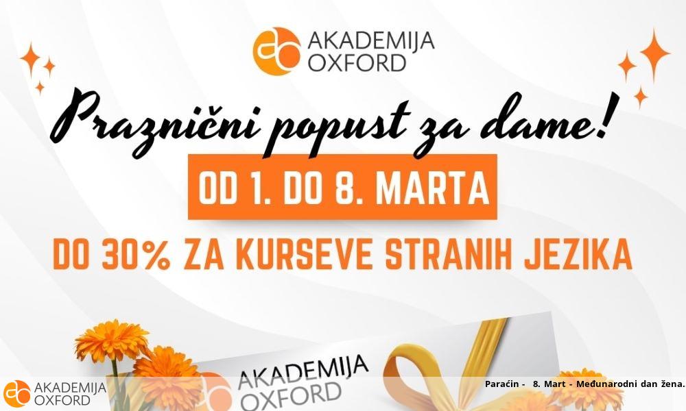 Paraćin -  8. Mart - Međunarodni dan žena