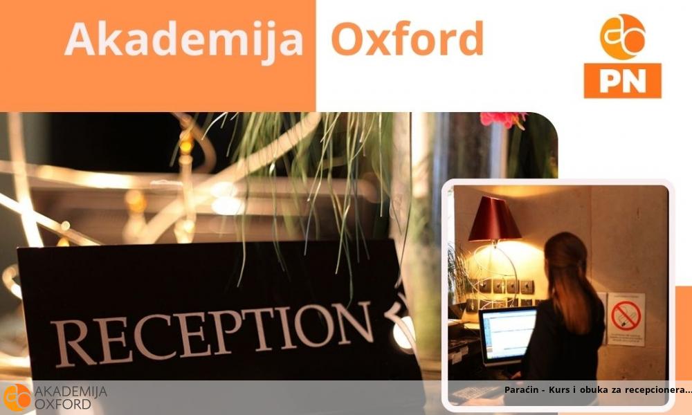 Paraćin - Kurs i obuka za recepcionera Paraćin - Kurs i obuka za recepcionera