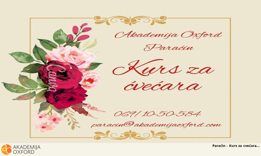 Paraćin - Kurs za cvećara Paraćin - Kurs za cvećara