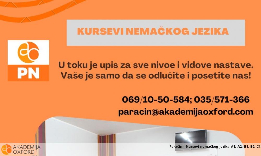 Paraćin - Kursevi nemačkog jezika A1, A2, B1, B2, C1 Paraćin - Kursevi nemačkog jezika A1, A2, B1, B2, C1