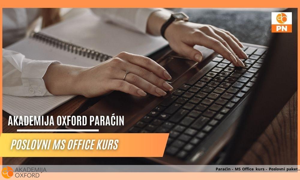 Paraćin - MS Office kurs - Poslovni paket