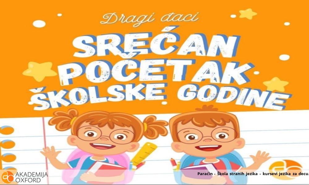 Paraćin - Škola stranih jezika - kursevi jezika za decu Paraćin - Škola stranih jezika - kursevi jezika za decu