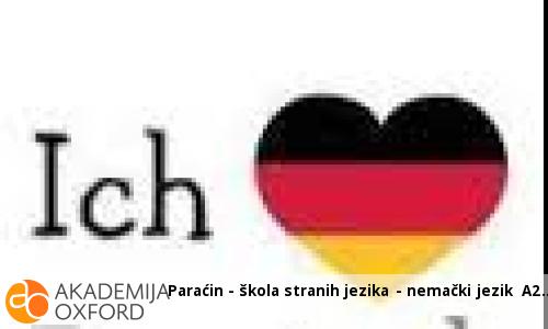 Paraćin - škola stranih jezika - nemački jezik A2