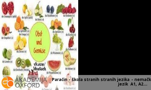 Paraćin - škola stranih stranih jezika - nemački jezik A1, A2 Paraćin - škola stranih stranih jezika - nemački jezik A1, A2