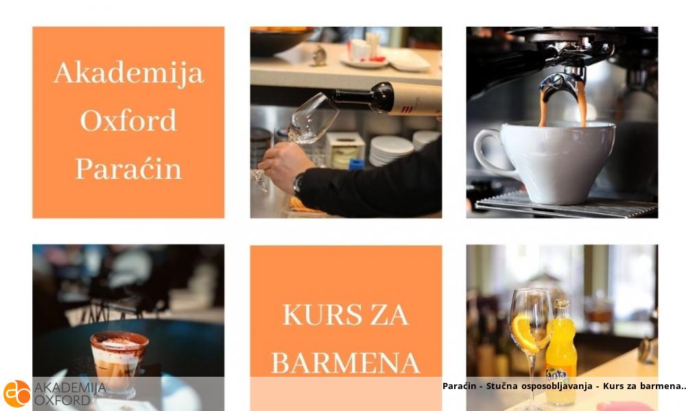 Paraćin - Stučna osposobljavanja - Kurs za barmena Paraćin - Stučna osposobljavanja - Kurs za barmena