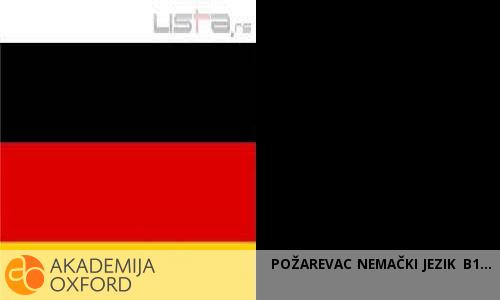 POŽAREVAC NEMAČKI JEZIK B1 POŽAREVAC NEMAČKI JEZIK B1
