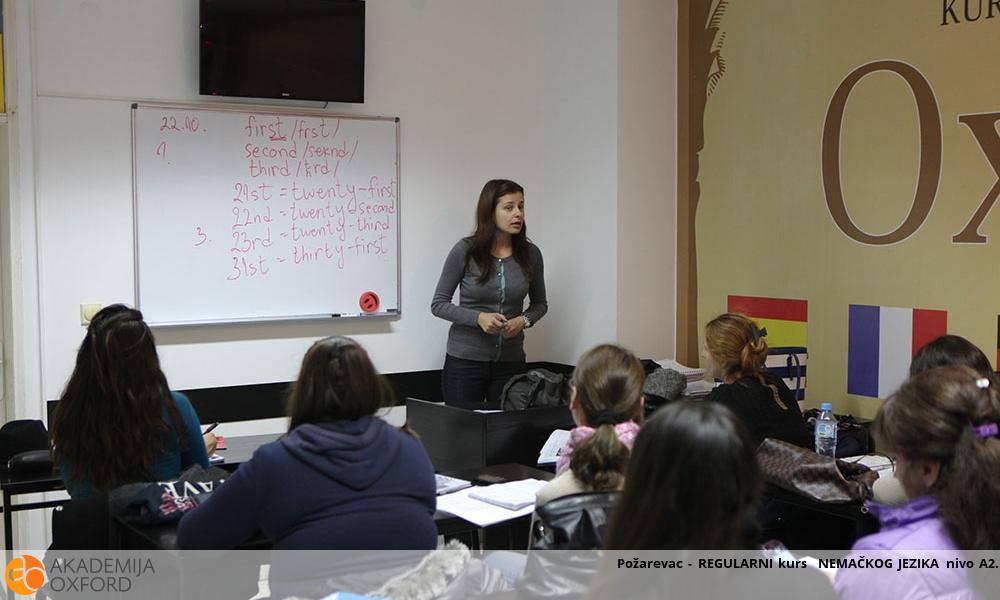 Požarevac - REGULARNI kurs NEMAČKOG JEZIKA nivo A2 Požarevac - REGULARNI kurs NEMAČKOG JEZIKA nivo A2