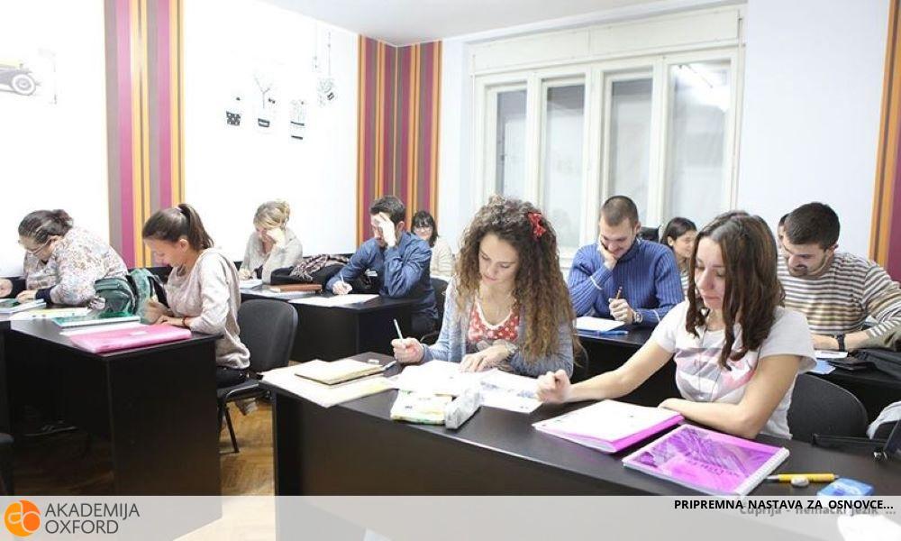 PRIPREMNA NASTAVA ZA OSNOVCE PRIPREMNA NASTAVA ZA OSNOVCE
