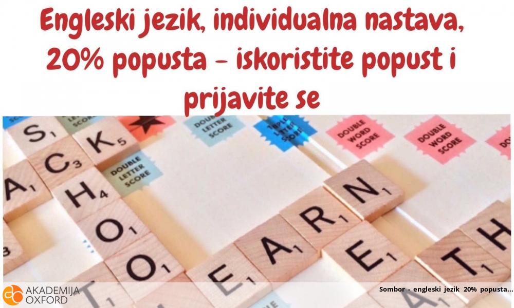 Sombor - engleski jezik 20% popusta Sombor - engleski jezik 20% popusta