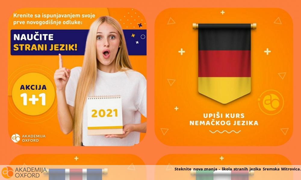 Steknite nova znanja - škola stranih jezika Sremska Mitrovica Steknite nova znanja - škola stranih jezika Sremska Mitrovica