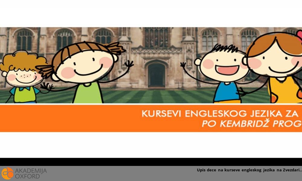 Upis dece na kurseve engleskog jezika na Zvezdari