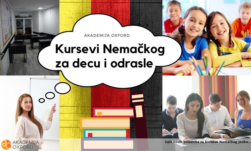 Upis novih polaznika za kurseve Nemačkog jezika