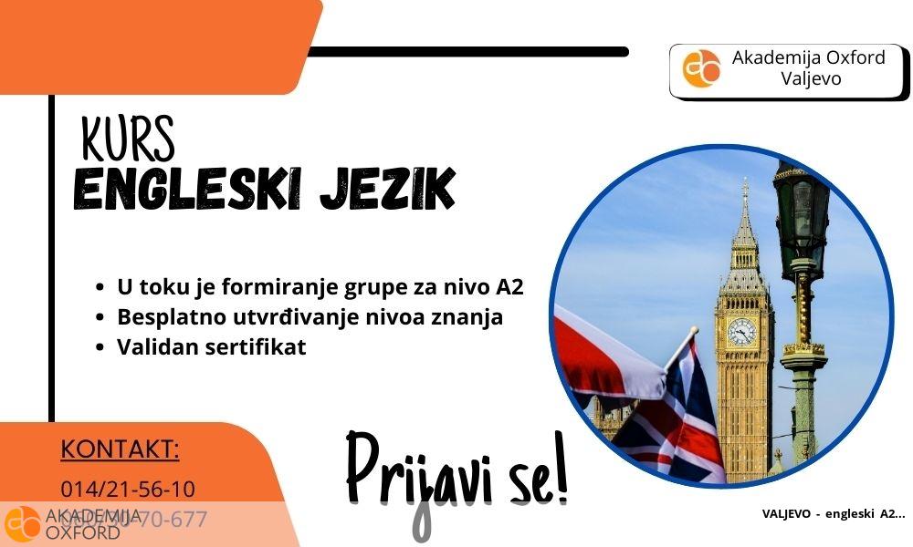 VALJEVO - engleski A2