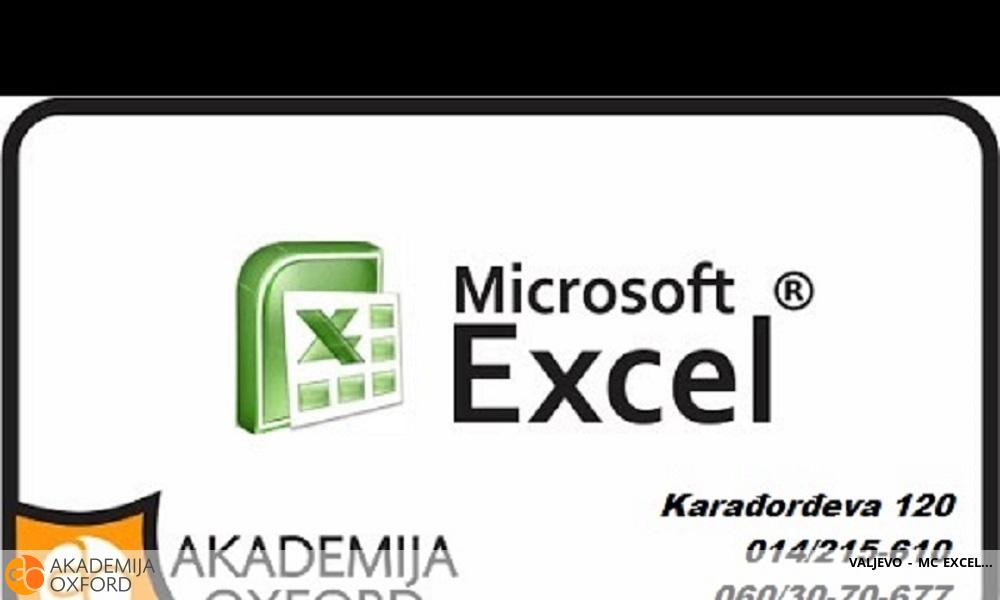 MC EXCEL MC EXCEL