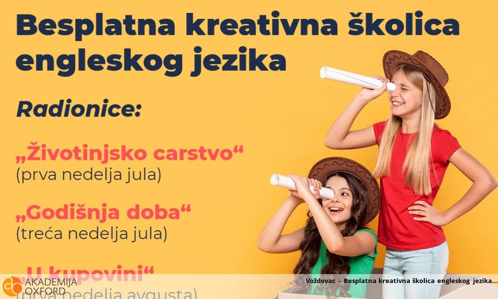 Voždovac - Besplatna kreativna školica engleskog jezika Voždovac - Besplatna kreativna školica engleskog jezika