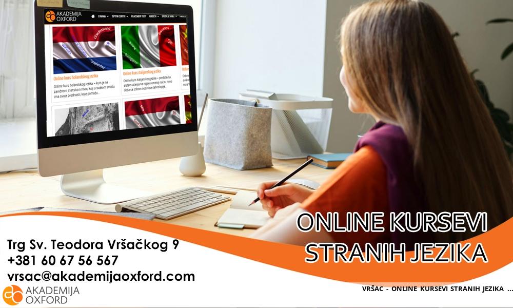VRŠAC - ONLINE KURSEVI STRANIH JEZIKA VRŠAC - ONLINE KURSEVI STRANIH JEZIKA