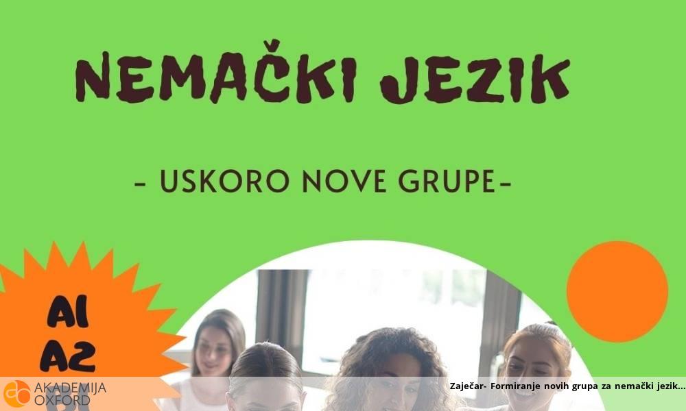 Zaječar- Formiranje novih grupa za nemački jezik