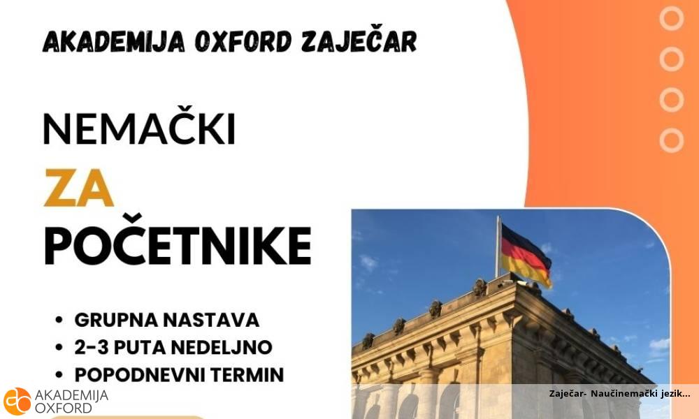Zaječar- Naučinemački jezik