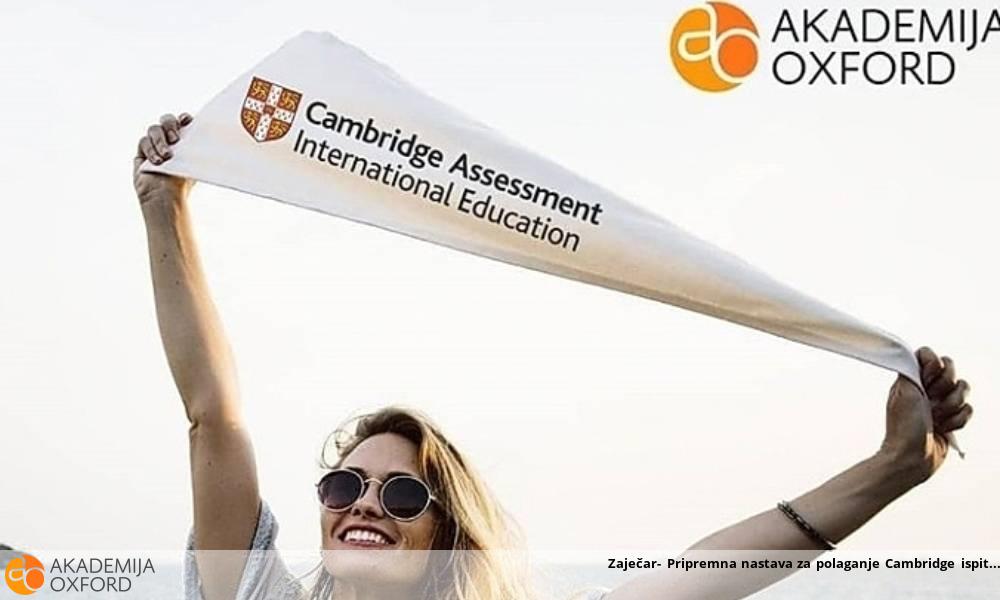 Zaječar- Pripremna nastava za polaganje Cambridge ispit