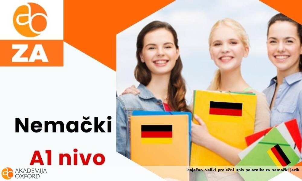 Zaječar- Veliki prolečni upis polaznika za nemački jezik