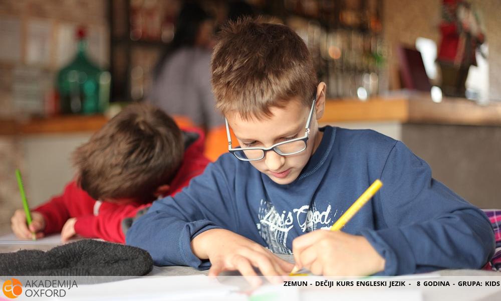 ZEMUN - DEČIJI KURS ENGLESKI JEZIK -  8 GODINA - GRUPA: KIDS 2