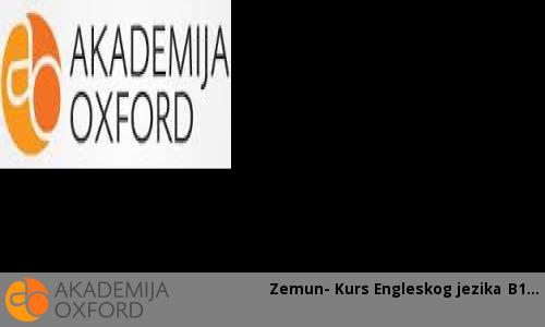 Zemun- Kurs Engleskog jezika B1 Zemun- Kurs Engleskog jezika B1