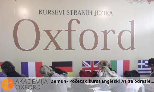 Zemun- Početak kursa Engleski A1 za odrasle Zemun- Početak kursa Engleski A1 za odrasle