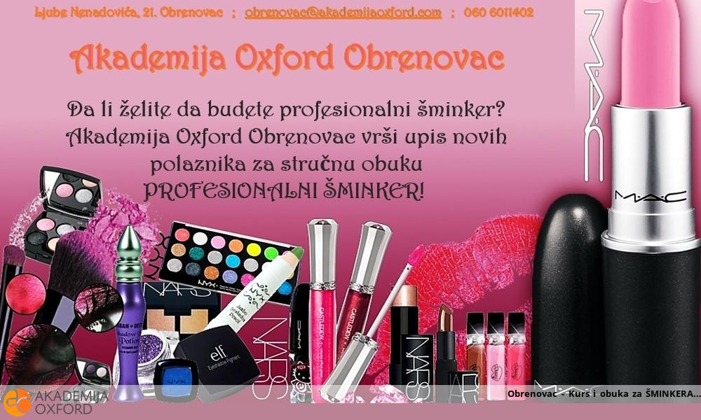 Obrenovac - Kurs i obuka za ŠMINKERA Obrenovac - Kurs i obuka za ŠMINKERA