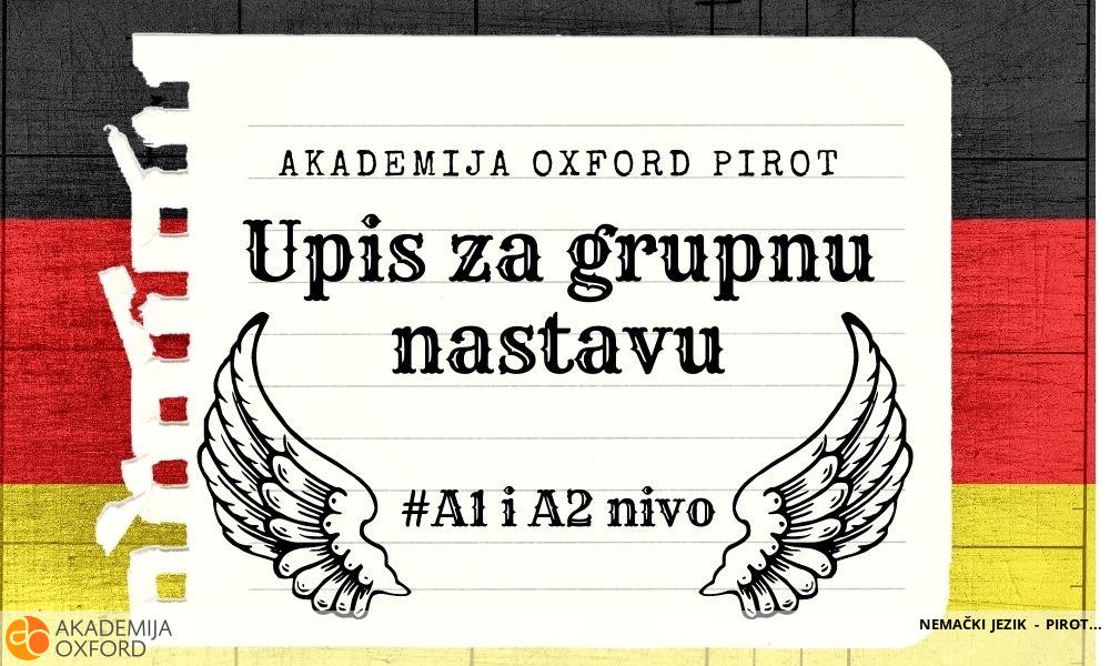 NEMAČKI JEZIK - PIROT