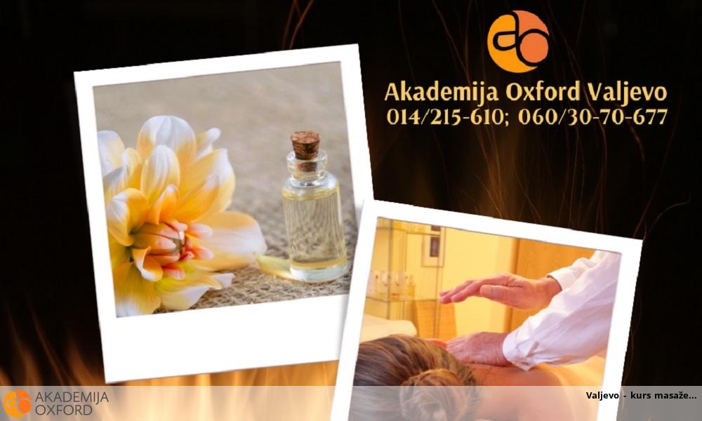 Valjevo - kurs masaže Valjevo - kurs masaže