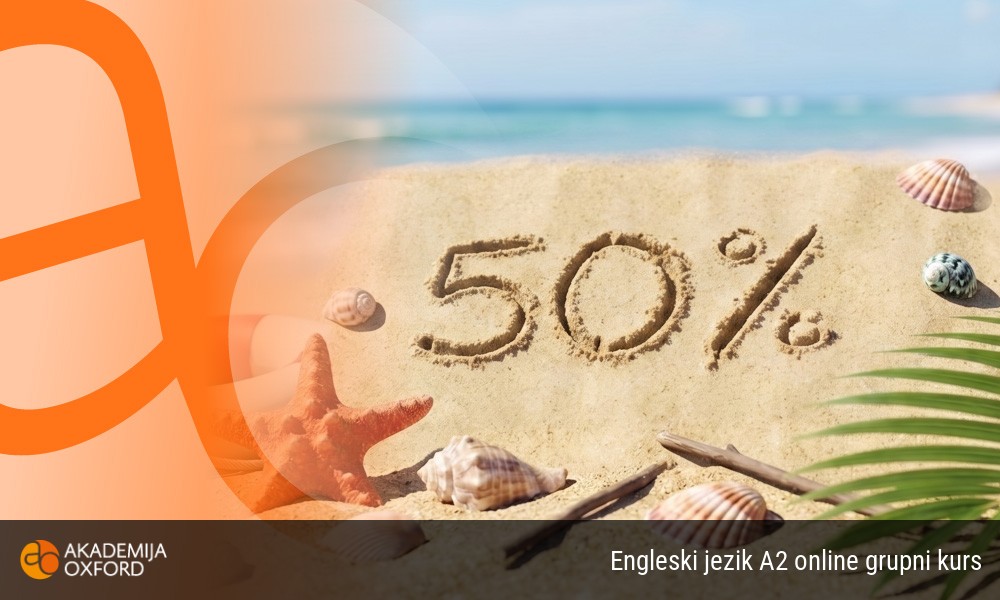 Engleski jezik A2 - online grupni kurs