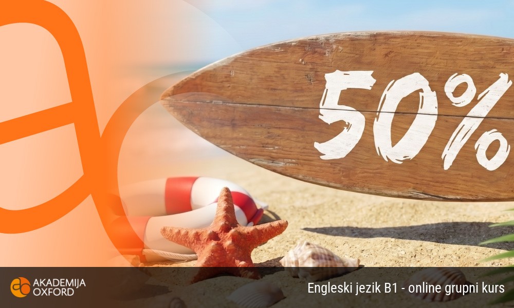 Engleski jezik B1 - online grupni kurs
