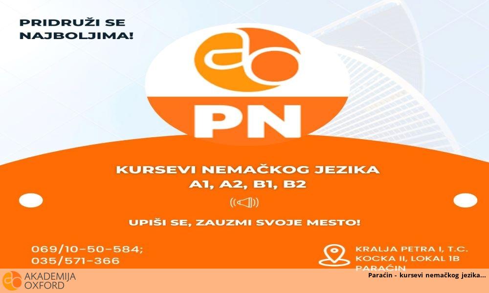 Paraćin - kursevi nemačkog jezika Paraćin - kursevi nemačkog jezika