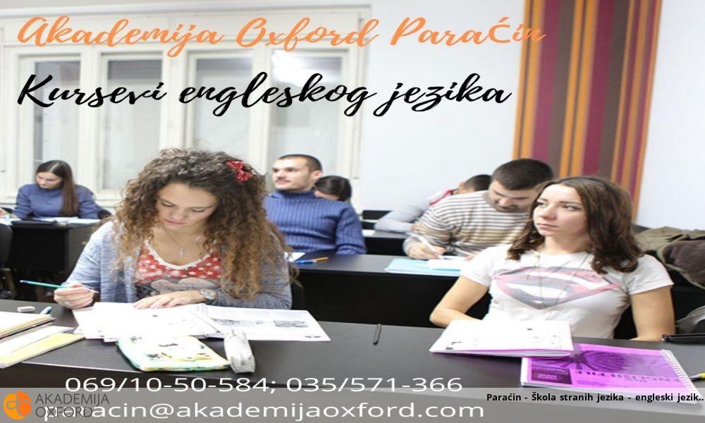 Paraćin - Škola stranih jezika - engleski jezik Paraćin - Škola stranih jezika - engleski jezik