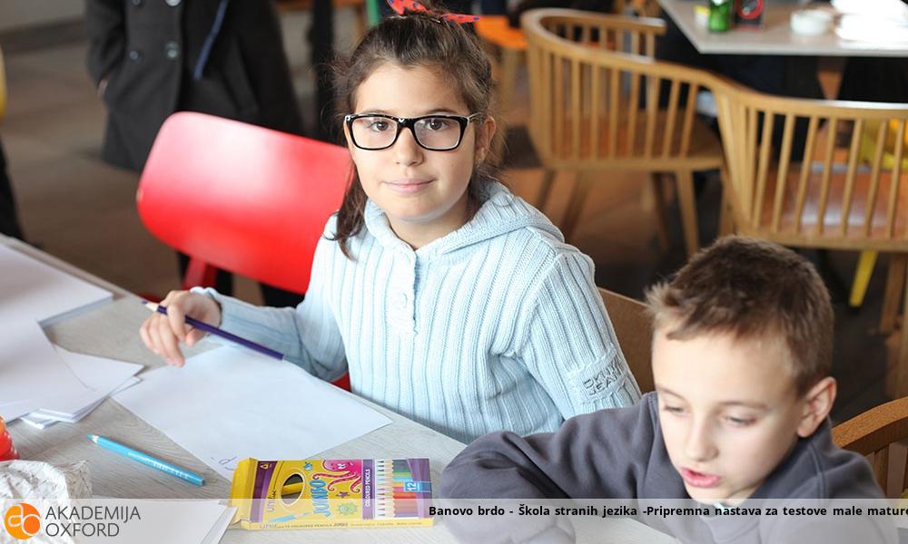 Banovo brdo - Škola stranih jezika -Pripremna nastava za testove male mature