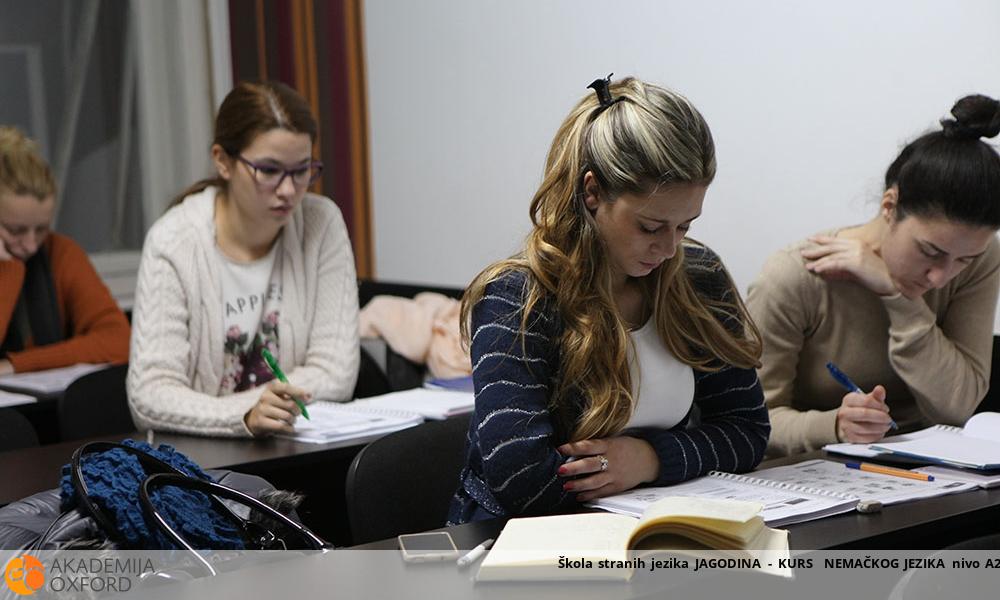 Škola stranih jezika JAGODINA - KURS NEMAČKOG JEZIKA nivo A2