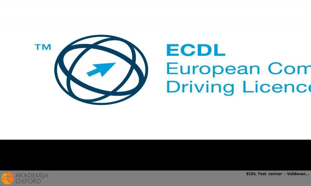 ECDL Test centar - Voždovac ECDL Test centar - Voždovac