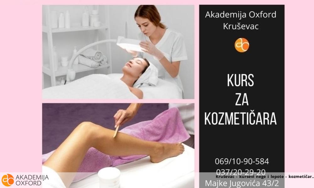 Kruševac - kursevi nege i lepote - kozmetičar