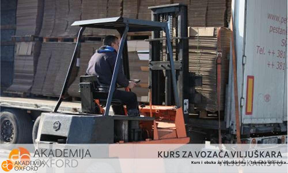 Kurs i obuka za viljuškaristu - Sremska Mitrovica Kurs i obuka za viljuškaristu - Sremska Mitrovica