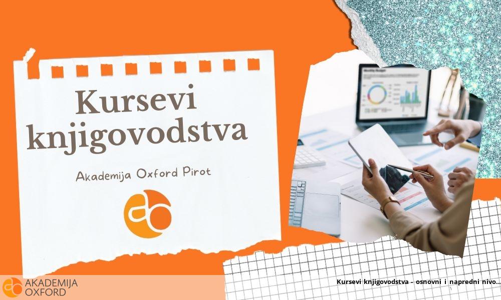 Kursevi knjigovodstva - osnovni i napredni nivo Kursevi knjigovodstva - osnovni i napredni nivo