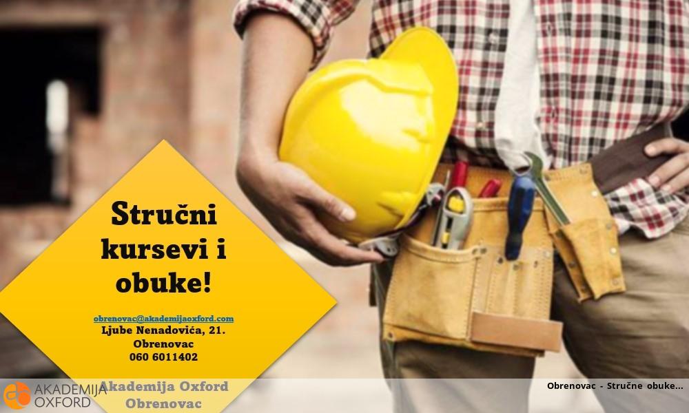 Obrenovac - Stručne obuke Obrenovac - Stručne obuke