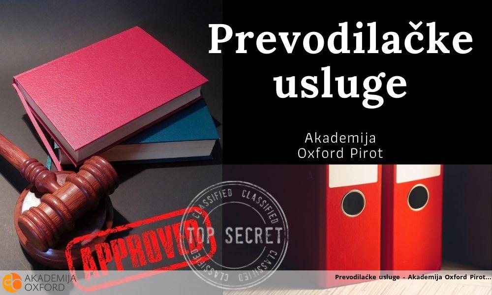Prevodilaćke usluge - Akademija Oxford Pirot Prevodilaćke usluge - Akademija Oxford Pirot